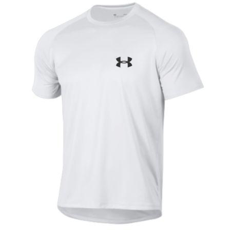 UNDER ARMOUR Men's UA Tech T-Shirt-White/XXL UM0638-000